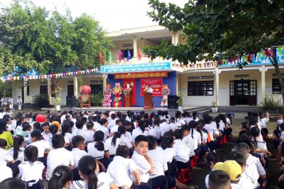 Trường tiểu học Đại Hồng tổ chức khai giảng năm học mới